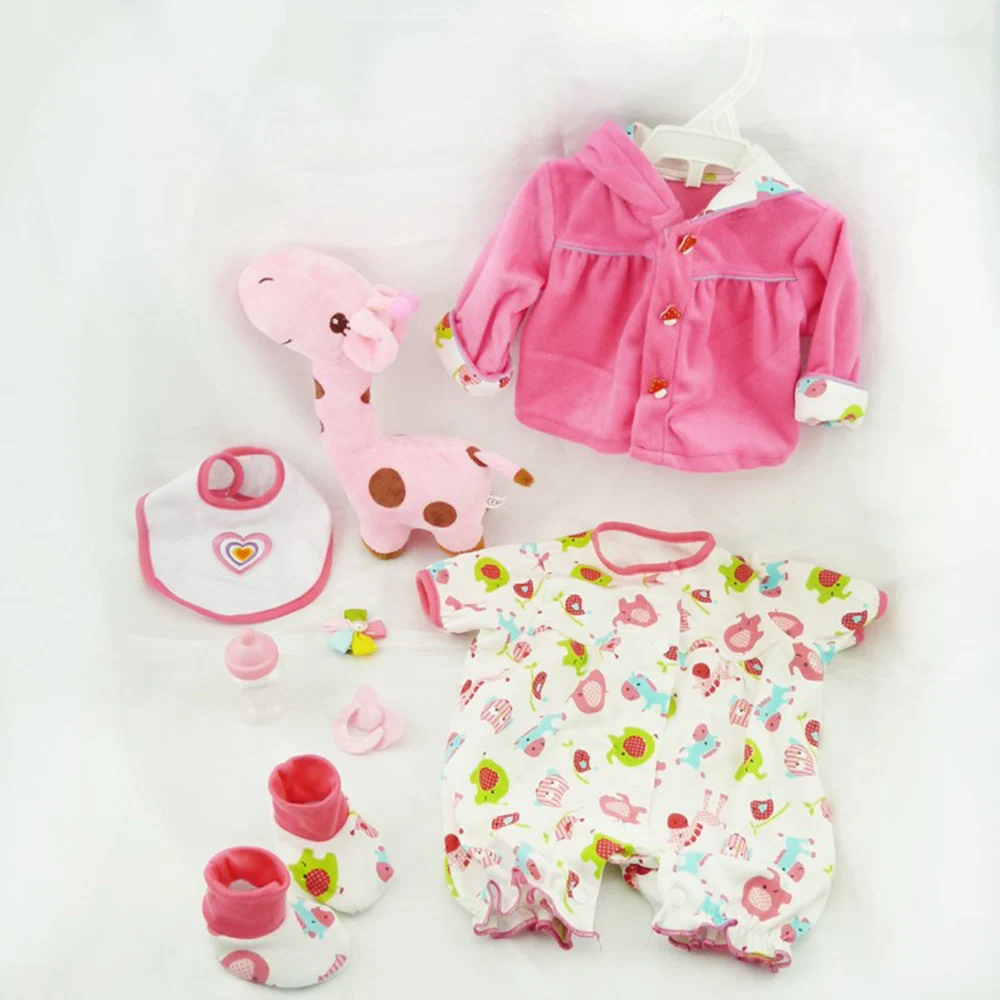 NPK 52 см кукла Bebe Reborn с плюшевая игрушка жирафа Мягкая Реалистичная Baby силиконовый