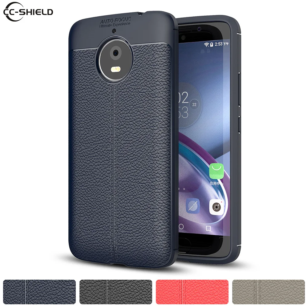 Silicone Case for Motorola Moto E4 Plus XT1771 E4Plus XT1760 Fitted TPU Phone Cover E 4 XT 1771 Leather Cases |
