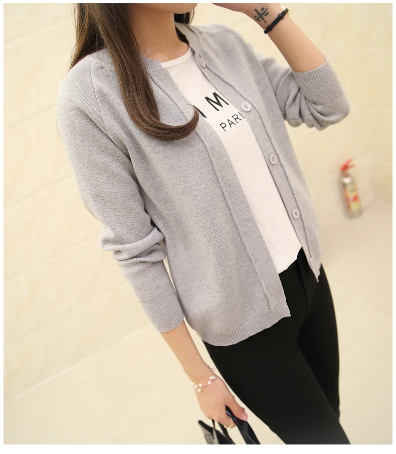 Women's Classy Button-Up Knitted Cardigan-Style2