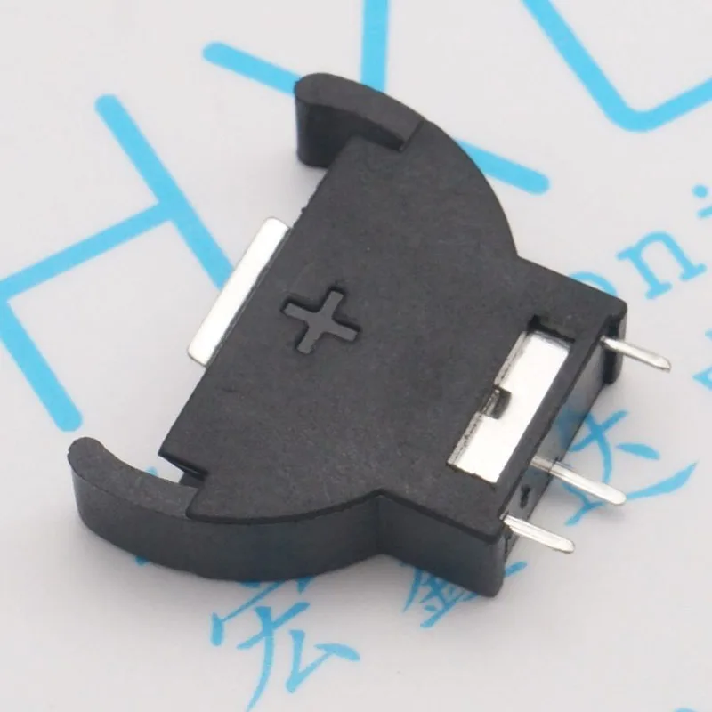 

CR2032 battery holder Button battery connector vertical upright