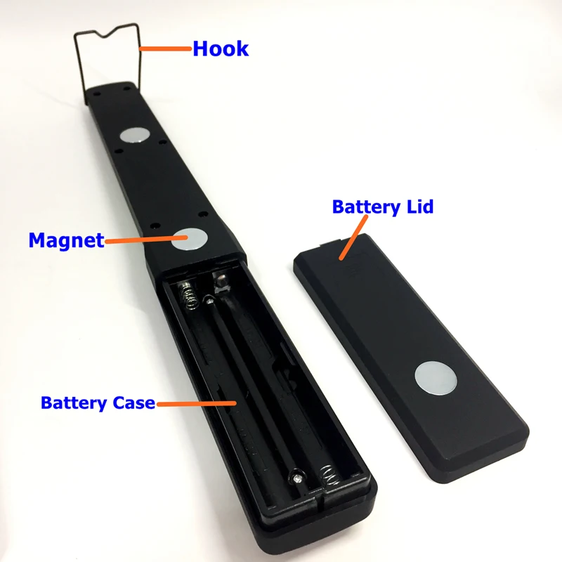 MingRay 2 светодиодный магнитный рабочий светильник AA батарея 5 Вт COB diy ручной светильник-вспышка для гаража лампа для осмотра Авто Ремонт