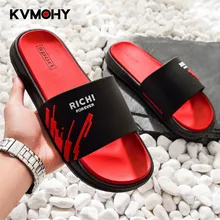 Тапочки; Мужская обувь; летние шлепанцы унисекс для ванной; мужские пляжные сандалии; модные домашние тапочки; Нескользящие тапочки