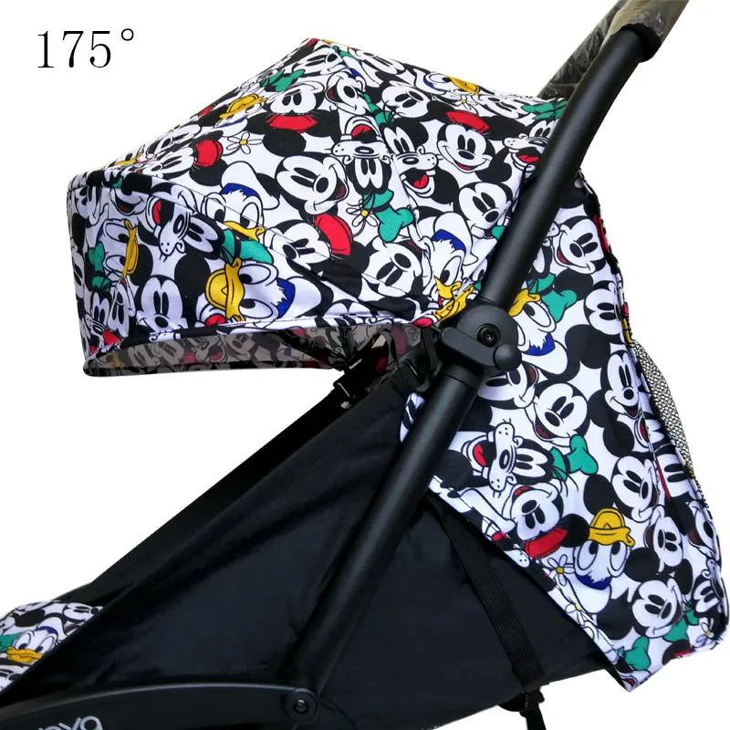 Капот и матрас для коляски 175 Yoya Baby Throne Ткань Оксфорд назад с сетчатыми карманами Yoya аксессуары для коляски Подушка для yoyo