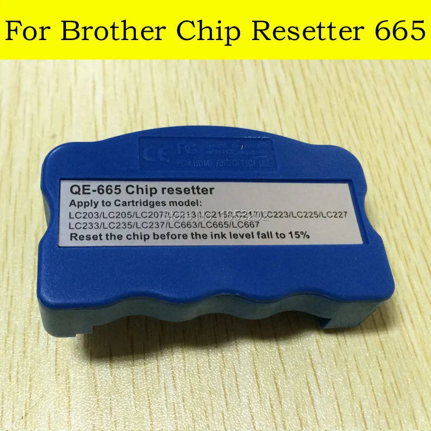 

1 PC Chip Resetter For Brother LC203/LC207/LC209/LC213/LC217/LC219/LC223/LC227/LC229/LC665/LC669/LC233/237/239/ Printer