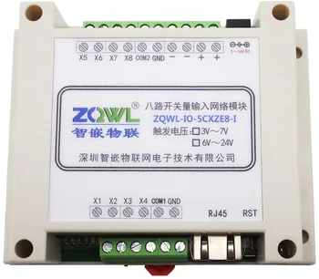 

8-way switch input-to-switch network/remote control IO