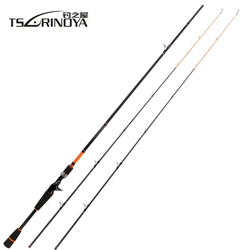 

TSURINOYA JOY TOGETHER 2 Tips M/ML Power 2.1m 2.4m Spinning Fishing Rod Carbon Fiber Lure RodCanne A Peche Olta Fishing Tackle