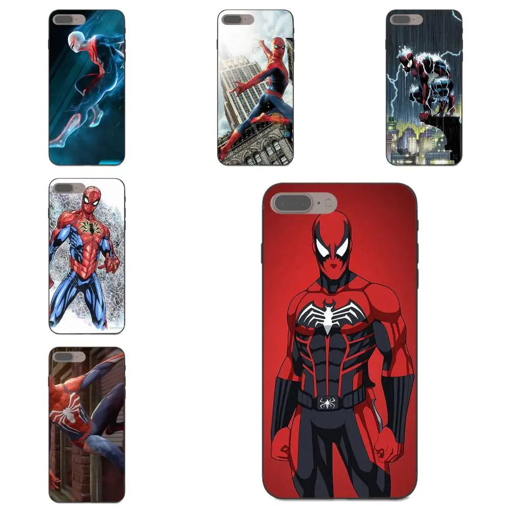 

Soft TPU Mobile Case For Huawei Honor 6A 7A 7X 8A 8C 8X Mate 9 10 20 P8 P10 P20 P30 Lite Pro 2017 New Spiderman Spider Man