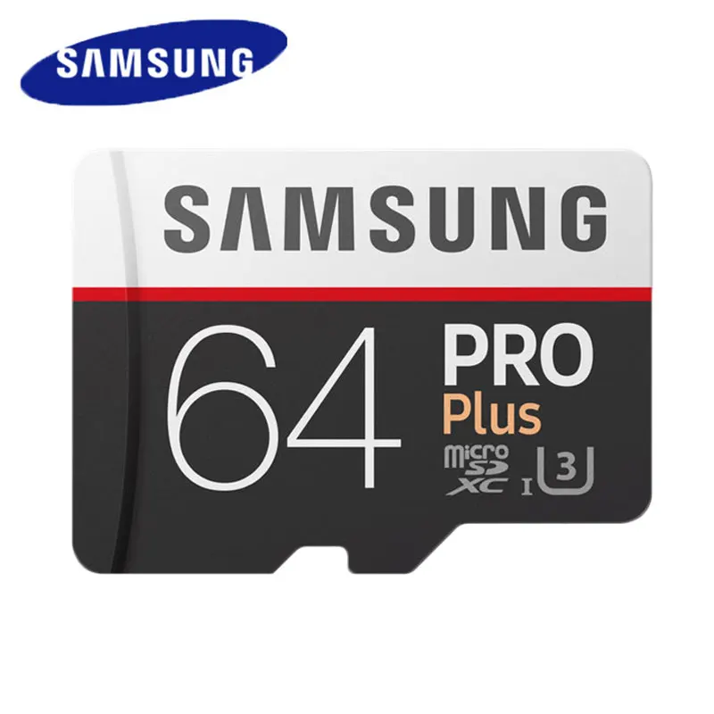 

SAMSUNG TF Card 64GB MicroSD Flash Memory Card 32GB PRO Plus Card SDHC SDXC UHS-I U3 C10 HD For Smartphone/Tablet/Camera 100MB/s