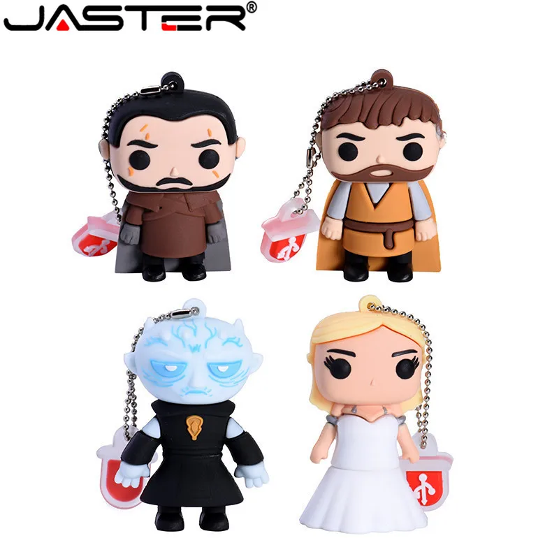 

JASTER HOT USB Flash Drive 32G "Game of Thrones" Memory stick Pen Drive 64G pendrive U disk 4GB 8GB 16GB 32GB 64GB