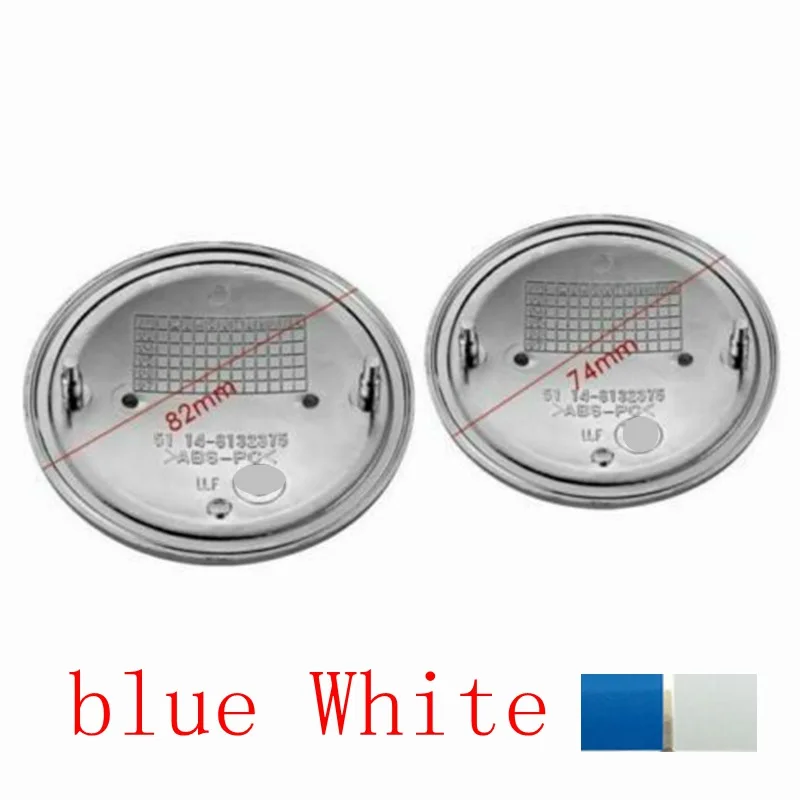 

logo front chrome car emblem hot 82mm 74MM 2 pins fit for the BMW trunk