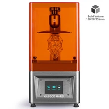 ELEGOO Mars UV Photocuring LCD 3D Printer with 3.5” Screen Off-line Print 120cm(L) x 70cm(W) x 155cm(H) Printing Size Silver