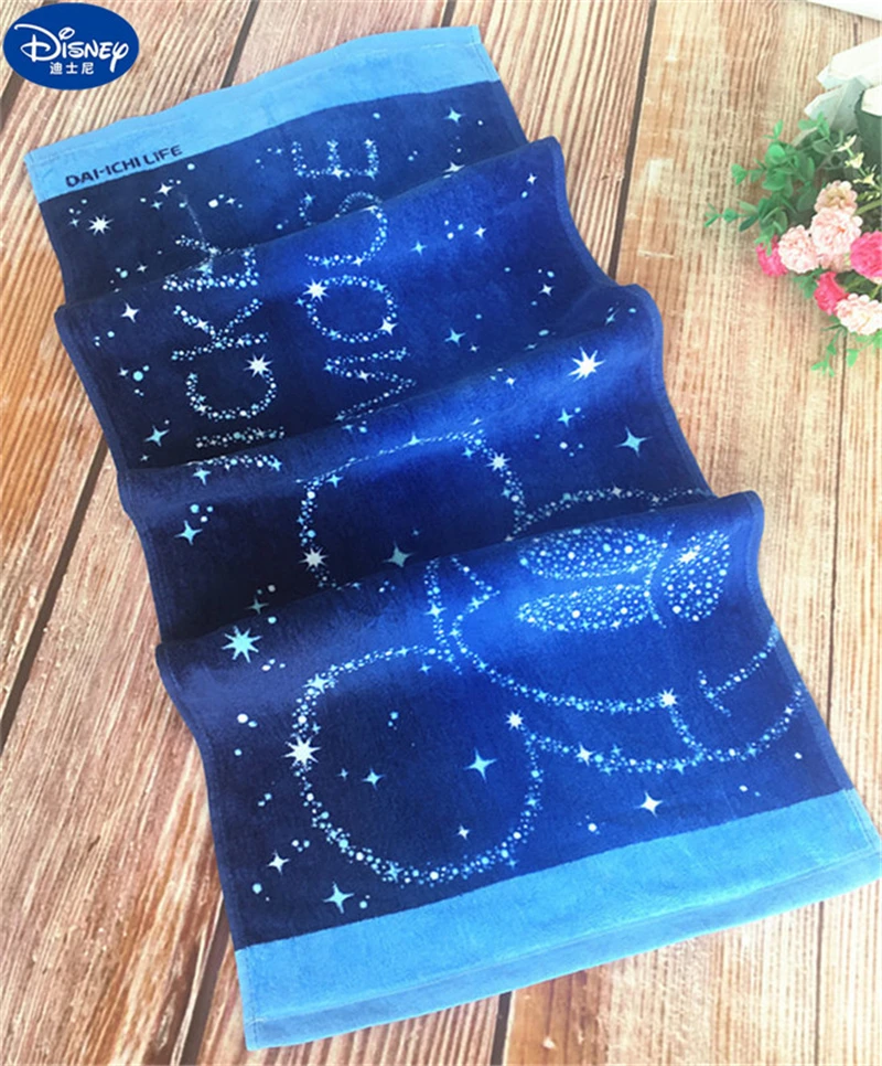 

Disney Mickey Mouse Minnie 34x75cm Cotton Face Towel Cute Baby Children summer Towel Cartoon Newborn Child Boy Girl Handkerchief