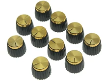 KAISH paquete de 10/20/50 piezas guitarra amplificador perillas tapa de oro empuje en Knob encaja Marshall AMP