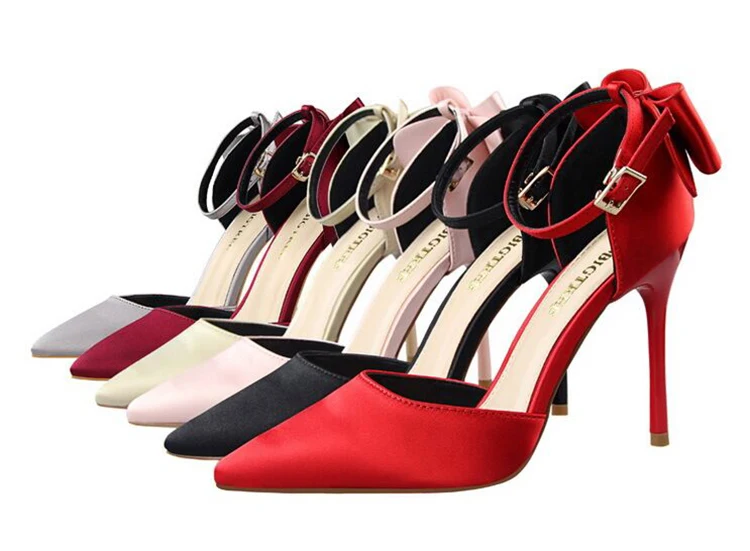 Женские босоножки; женские туфли-лодочки; Новинка года; босоножки на высоком каблуке; красная Свадебная обувь; модная женская обувь на каблуке-рюмочке; стилеты; большие размеры 43