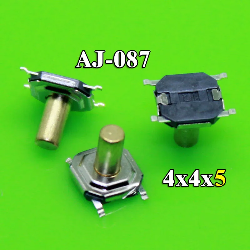 

1x Touch switch button 4*4*5 mmSMD 4 feet waterproof copper head 4x4x5 copper key