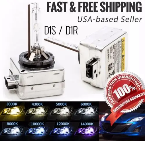 

AutoCar 2PCS D1S/D1C for HID Bulbs Headlights Replacement Lamp Car Light 12V 35W D1S D1C 4300K 5000K 6000K 8000K