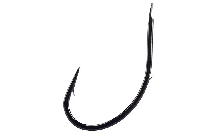 Mustad сельди Карп Черный рыболовные крючки с задней ножом 4-19# Высокоуглеродистая сталь сильные кривые рот колючие Крючки рыболовные снасти