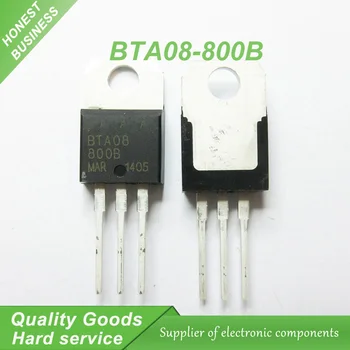 

10pcs free shipping BTA08-800B BTA08-800 BTA08 Triacs 8 Amp 800 Volt TO-220 new original