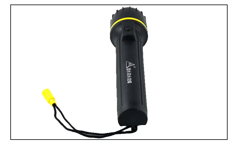 Высококачественный резиновый фонарик 3 * D портативный фонарик 7 светодиодный уличный бытовой фонарь