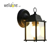 Водонепроницаемый светильник, наружный настенный светильник, деревенский настенный светильник, наружный балкон, модный динамик, настенный светильник, алюминиевый+ акриловый 5 Вт E27 светодиодный светильник