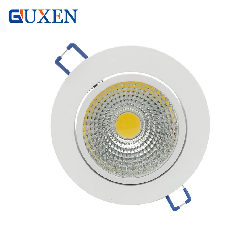 

20pcs DHL ship Dimmable 9W12W 15W 18W 21W 25W Led COB downlight Led Recessed lamp Led Bulb 95-265V led light with led driver