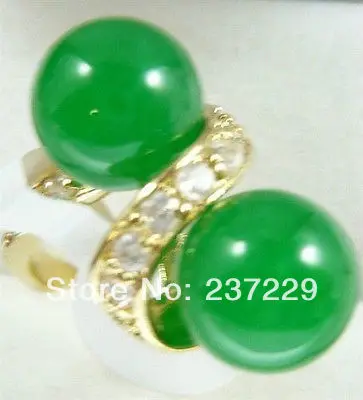 Fashion Twine Round Ball Green stone Small White Crystal Women Prom Ring | Украшения и аксессуары