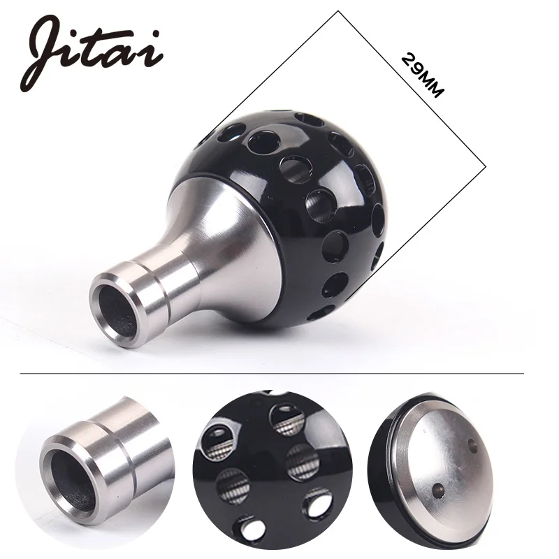 JITAI الصيد بكرة مقبض مقبض معدني ل الطعم الصب الغزل عجلة DIY كرنك الروك مقبض الصيد بكرة استبدال الملحقات