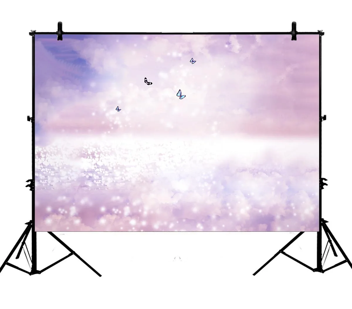 

5x7ft Lavender Bokeh Valentine Day Polyester Photo Background Portrait Backdrop