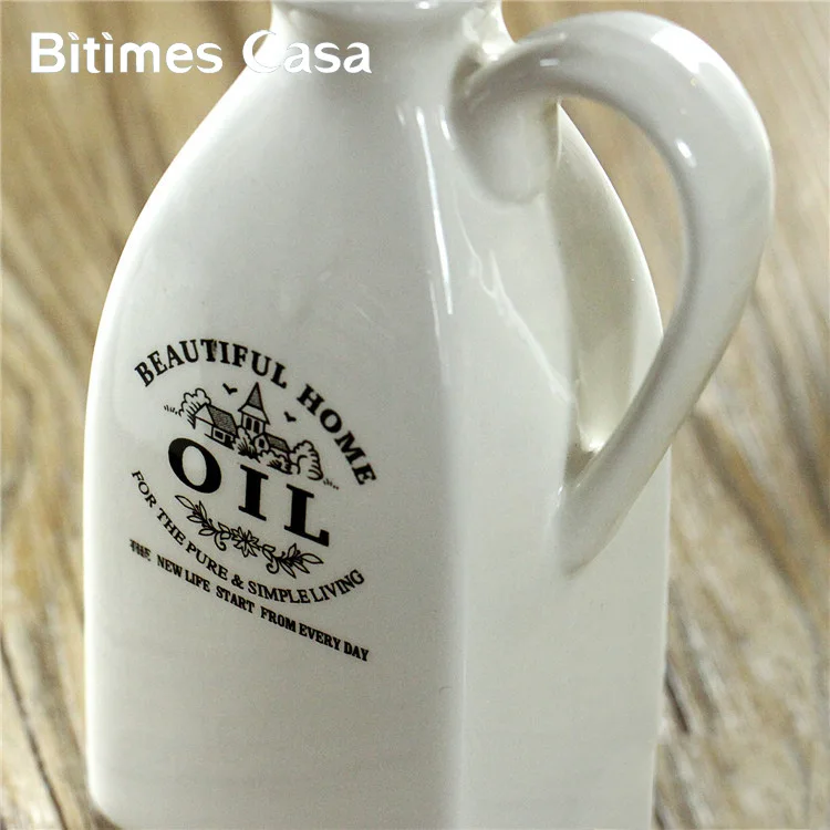Porcelain Ceramic  Vinegar Oil Dispenser 6-1