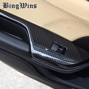 

Car Interior Door Handle Armrest Window Lift Switch Control Panel Covers Trim Accessories For Honda Civic 2016 2017 Sedan 4 door