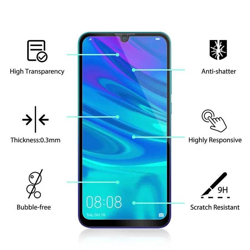 Protective-Glass-For-Huawei-P-Smart-2019-P20-Lite-Pro-P10-Plus-Tempered-Glass-On-The