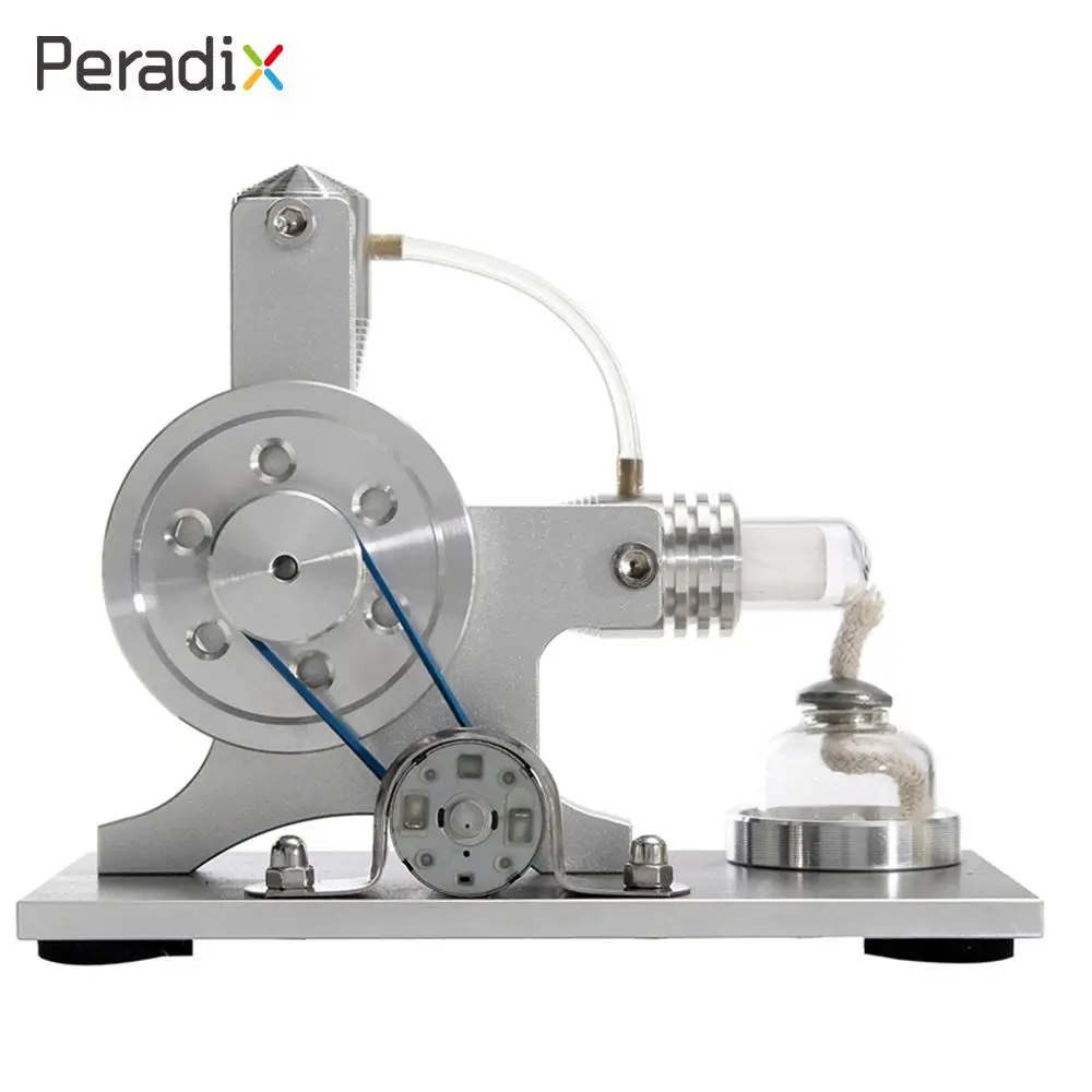 

Mini Hot Air Stirling Engine Motor Model steampower Engine Motor Physics Experiment Model Educational Science Children Toy