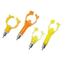 100 Pcs Rabbit Feeding Tool Rabbit Nipple Drinker 20mm/25mm Pipe Diameter Automatic Nipple Water Feeder