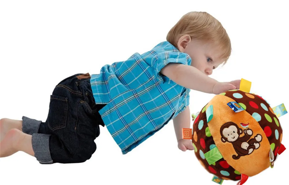 Детские головоломки ткань ручной работы плюшевая игрушка мяч подвесная игрушка игрушки плюшевые колокольчик мяч новорожденный красочные