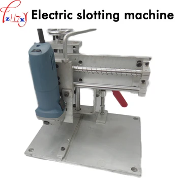 

Bench electric grooving machine stainless steel aluminum edge grooving advertisement metal word slotting machine 220V 710W 1PC