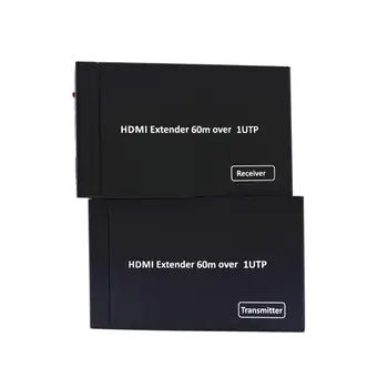 

Expert Connect HDMI Extender (HDMI ethernet extender+HDMI Loop)Over Cat5e Cat6 Cat7 Cables Up to 330 Feet Power Adapter 1080P 3D