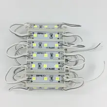 100 шт. 4040 SMD Mini 3 светодиодный модули Водонепроницаемый IP65 DC 12 V свет холодный белый знак светодиодный задние фонари для письма канала