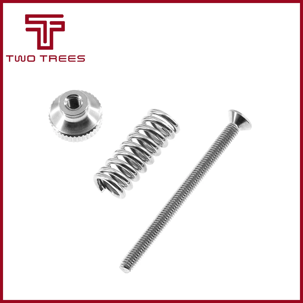 10sets 3D printer accessories leveling component suite M3 screw leveling spring leveling knob kit (3)