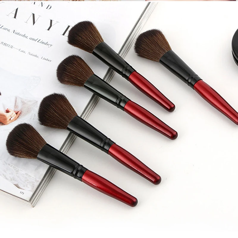 Lidar com Pincéis de Maquiagem Conjunto de Ferramentas para o Rosto Blush em pó Kits de Ferramentas de Beleza Mecolor Lote Madeira Fundação Cosméticos Escova 20 Pçs - 4 Beleza e saúde