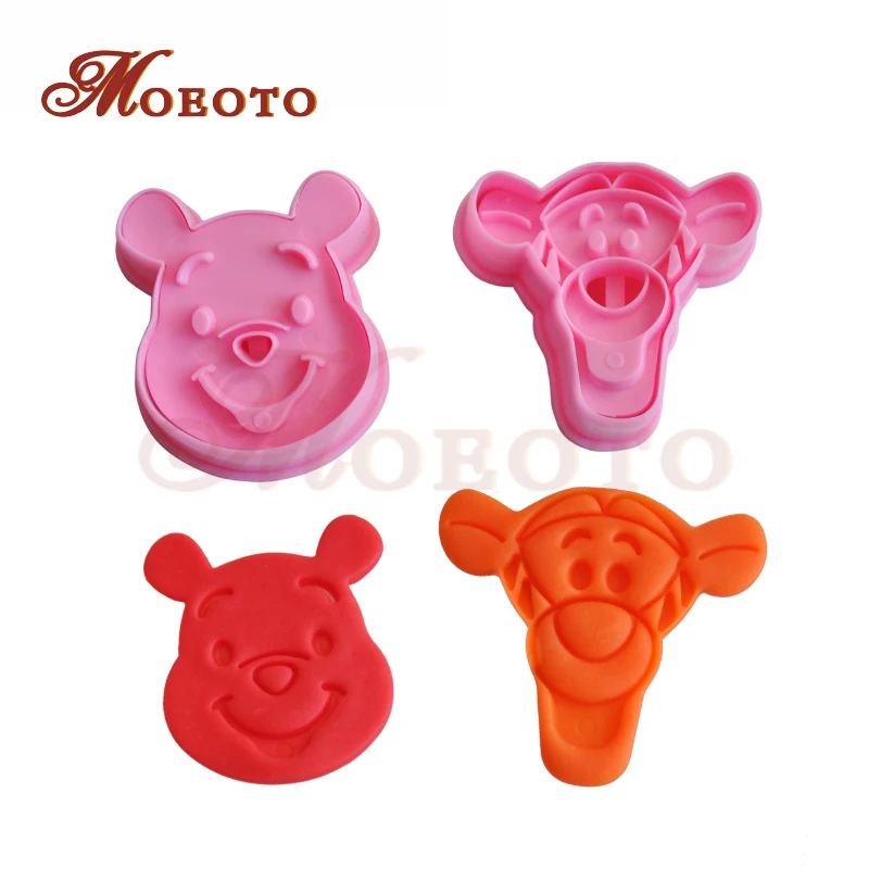 animal shaped cookie cutter set plastic biscuit cutter cute bear dog