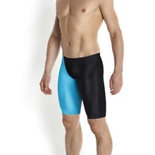 Мужские помехи для плавания, одежда для плавания, компрессионный однотонный тренировочный спортивный костюм для плавания, боксеры для плавания, длинный купальный костюм