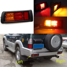 MZORANGE Hinten Schwanz Licht Nebel Lampe Für Toyota Land Cruiser Prado (90) 1997 1998 1999 2000 2001 2002 Rot Stoßstange schwanz Stop Licht