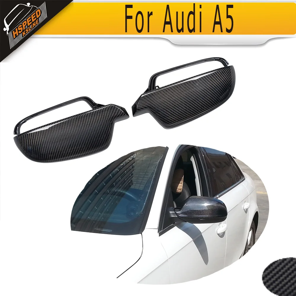 carbon fiber Full Replacement side rear back view mirror covers Caps