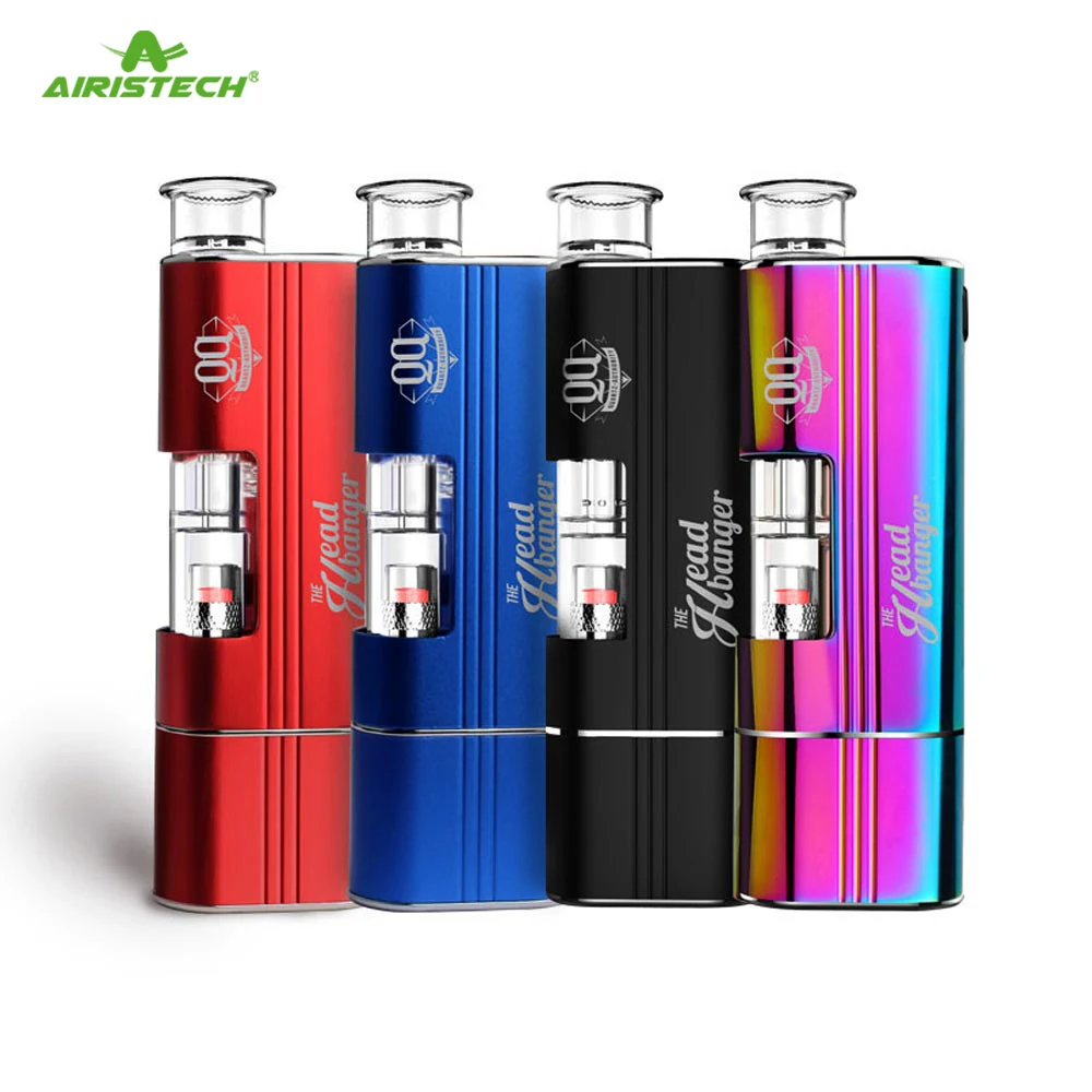 

Original Airistech Headbanger Kit Vape With 1500mah Qcell Quartz Coil E Cigarettes Dip Dab Wax Concentrate Dual Atomizer