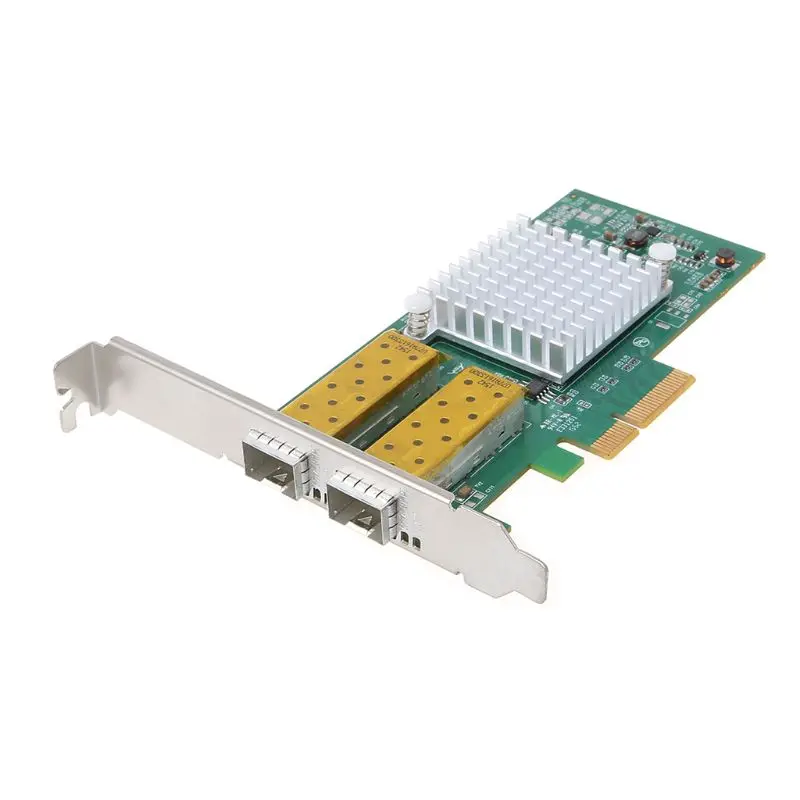 

1Pc For Intel I350 Chip PCI Express Dual Port Gigabit Ethernet Network Adapter Card Fiber Optical Server Network Card