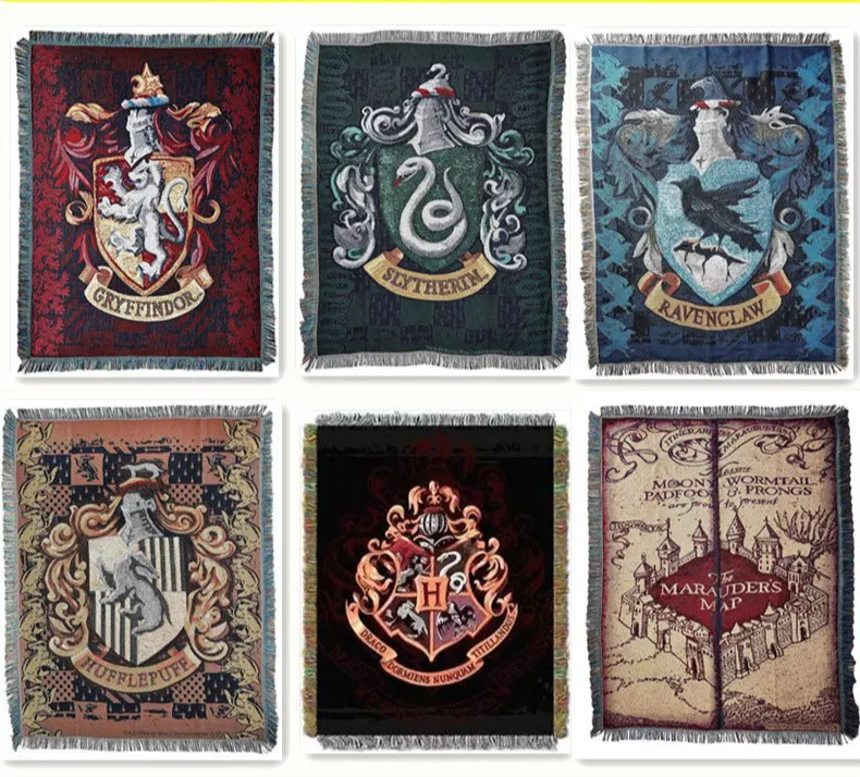 Medieval Tapestry Wall Hanging Hogwarts School of Magic Tapestry Wall