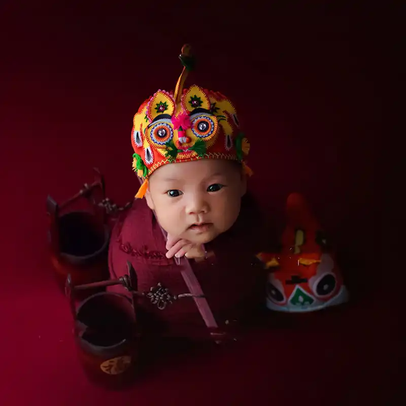 新生児の写真の小道具中国のかわいい虎頭の赤ちゃん帽子バンダナ手作り中国スタイル要素 Kids Baby Accessories Aliexpress 新生児の写真の小道具中国のかわいい虎頭の赤ちゃん帽子バンダナ手作り中国スタイル要素 Kids Baby Accessories Aliexpress