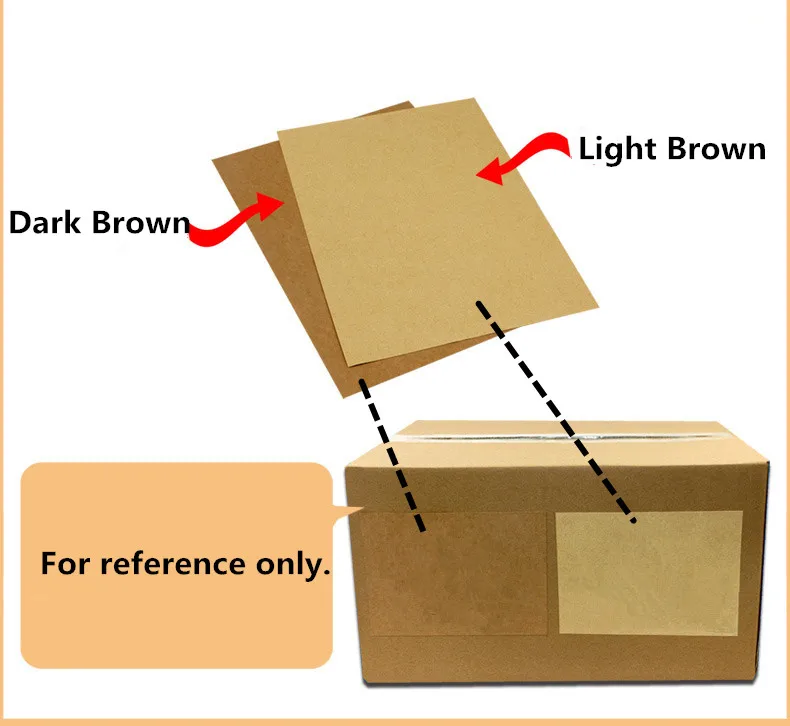 Impressora a Laser Jato de Tinta Impressão de Adesivos Frete Grátis Lote a4 Marrom Papel Kraft Adesivos Auto Adesivo Caligrafia Branco 50 Pçs - 7 Material escolar e de escritório
