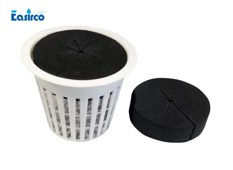 

(10pcs/pack)7CM Mesh pot with clone collar set Net cup for Hydroponics system. Free shipping