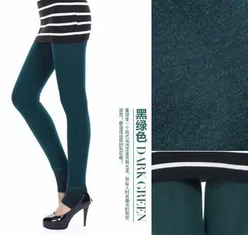 

Women's Clothing New winter plus thick velvet leggings seamless integration colorful cotton pants 111819